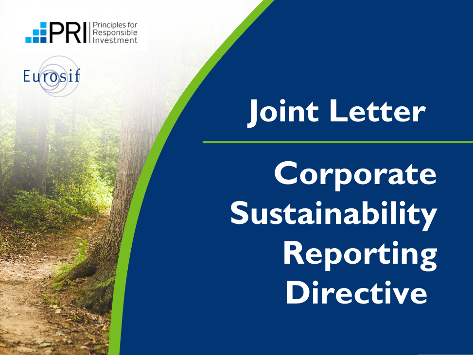 Joint sustainable investment industry letter on CSRD