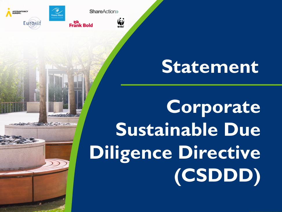 Joint Statement on the Corporate Sustainability Due Diligence Directive (CSDDD)